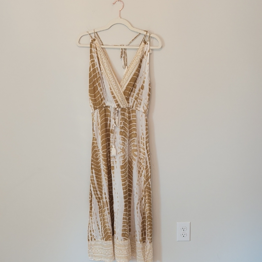 Blue Island Tie Dye Dress  - Size Medium